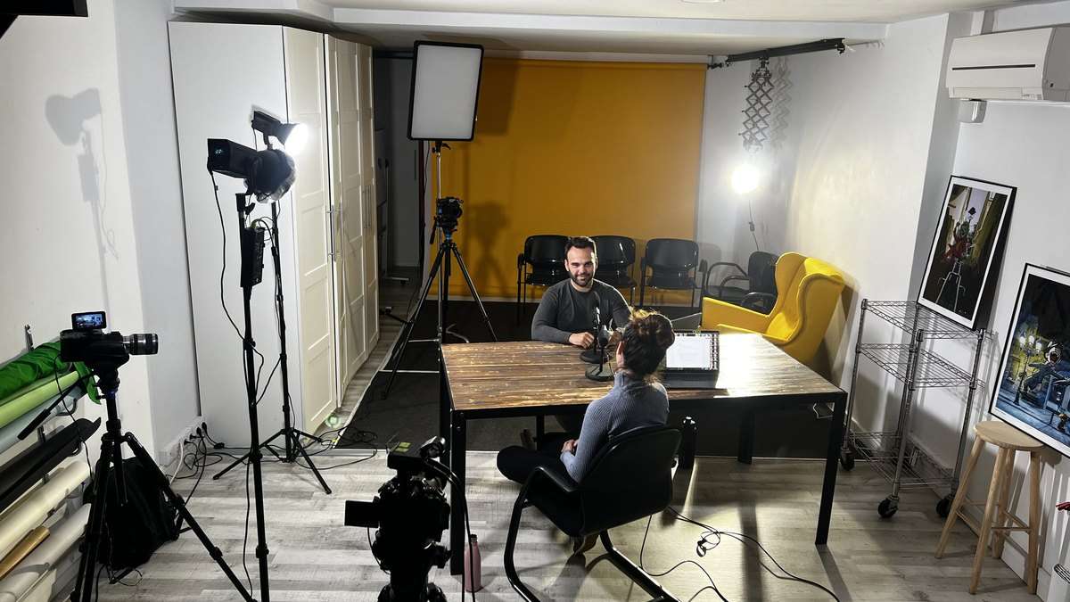Set de grabación de Yumagic preparado para producir contenido